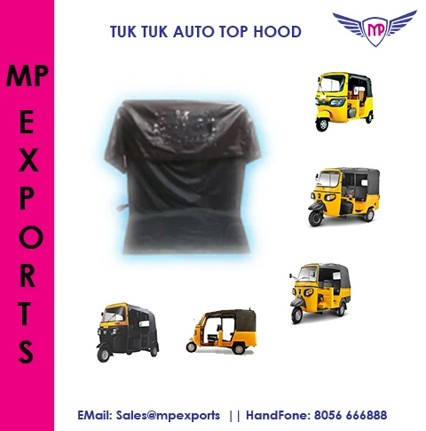 Best Selling Tuk Tuk Top Hood for Africa