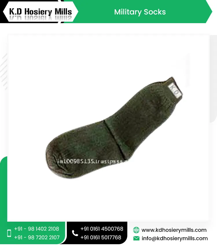 Высококачественные военные армейские носки длинные трикотажные носки/армейские поставка оптом из Индии