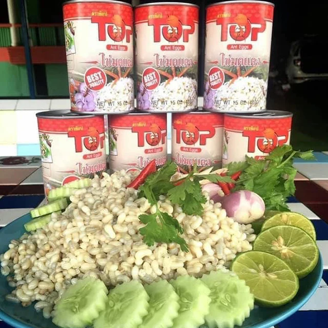 
Ant Eggs in salted water thailand products 400g 