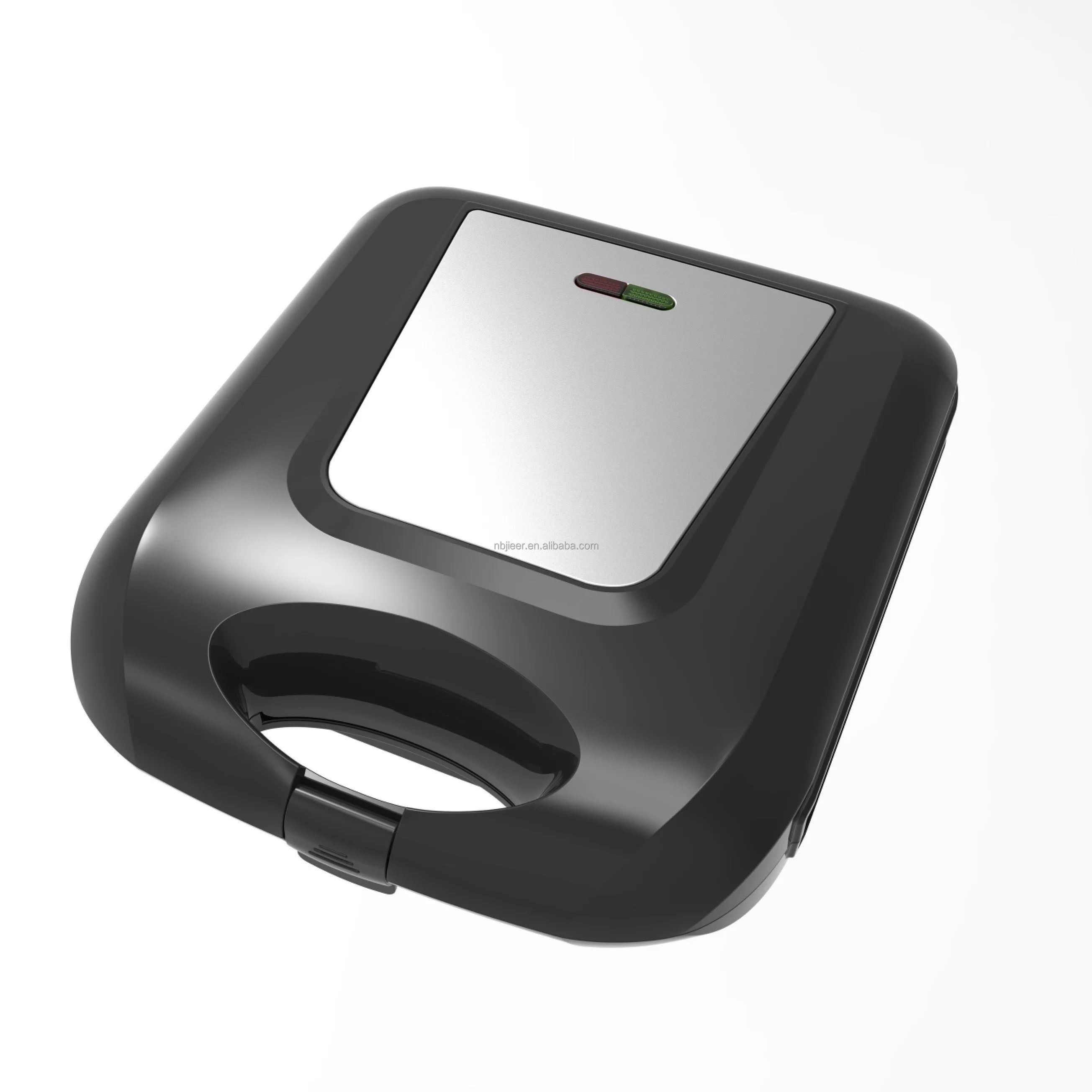 Non-Stick Breakfast Machine Shape Cooking Commercial Home Replaceable Plates 4 Slices Press Grill Panini Waffle Sandwich Maker