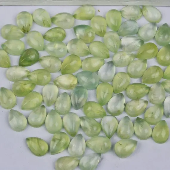 2x3mm Natural Prehnite Smooth Pear Loose Calibrated Cabochon Supplier Loose Stones for Jewelry Making Buy Online Shop Alibaba