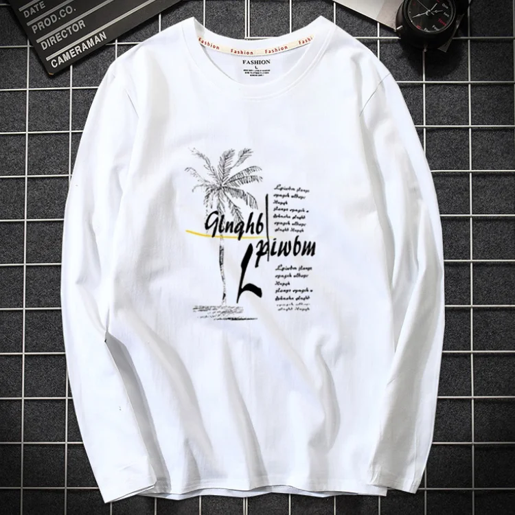 Korean street wear men big size clothing custom letter printed sweatshirt high quality street wear sweatshirt