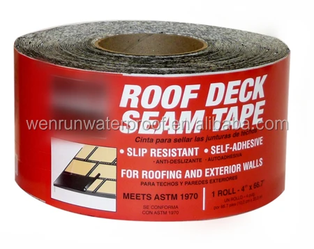 having seam tape cover tape uncured self adhesive flashing roll roofing waterproof fire retardant epdm rubber membrane