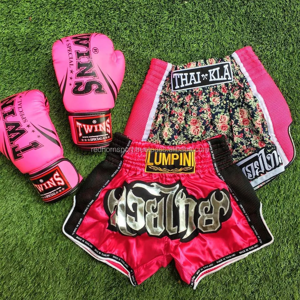Боксерские перчатки от частного бренда, Боксерские перчатки для кикбоксинга в тайском стиле, перчатки с индивидуальным логотипом, боксерские шорты