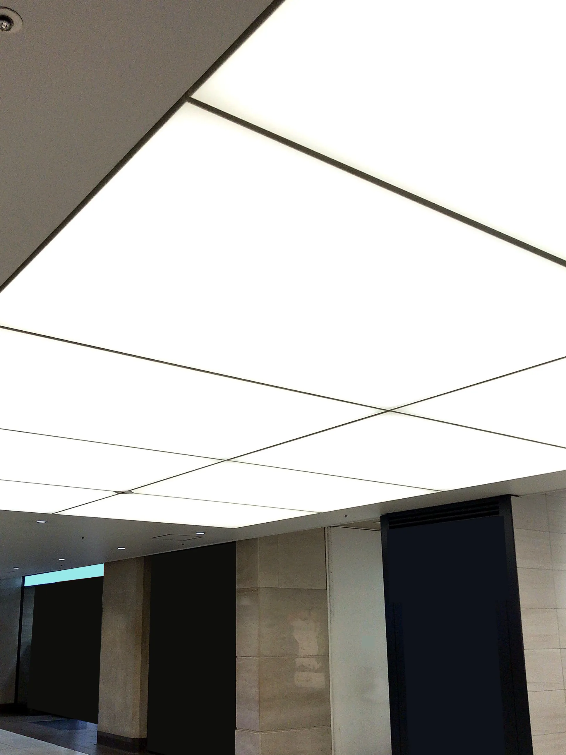 Glass membrane for ceiling light