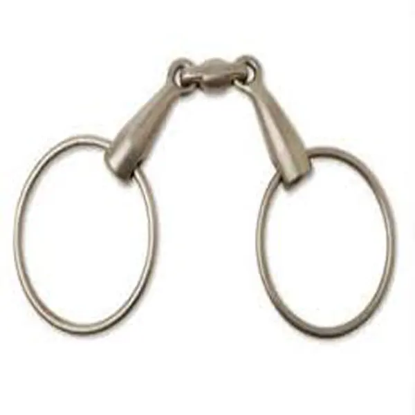 NEW HORSE  LIGHT WEIGHT  TITANIUM   O RING BITS  IN VERY GOOD QUALITY BROKEN MOUTH FRENCH LINK