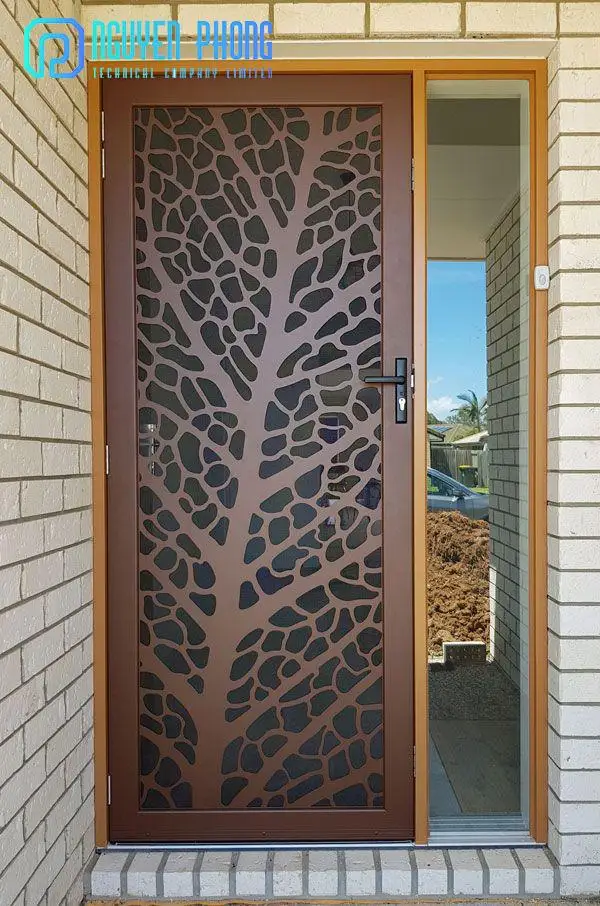 Роскошные железные двери для современного и классического дома из Вьетнама входные межкомнатные металлические качели модель 3D железный Дизайн сталь