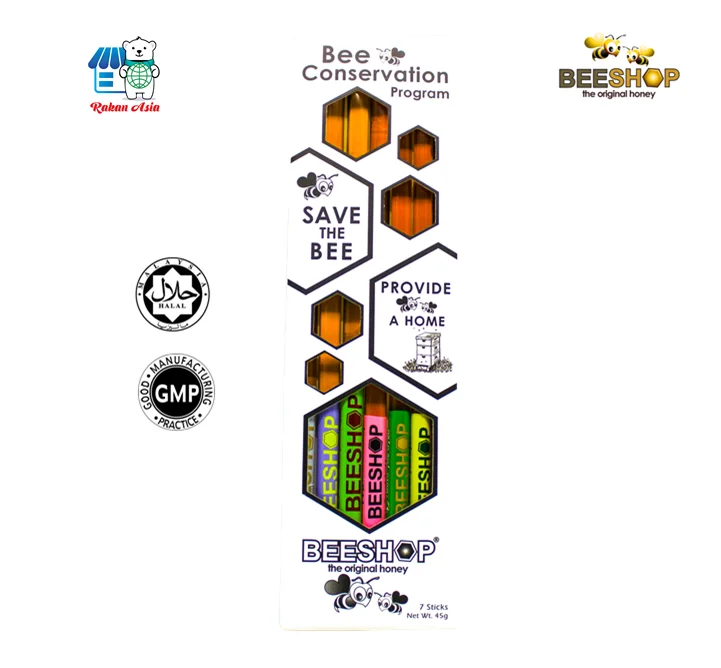 Лидер продаж экологически чистая пчела палочка для сохранения меда (7 шт./упаковка)-100% натуральный мед Халяль сертификация GMP