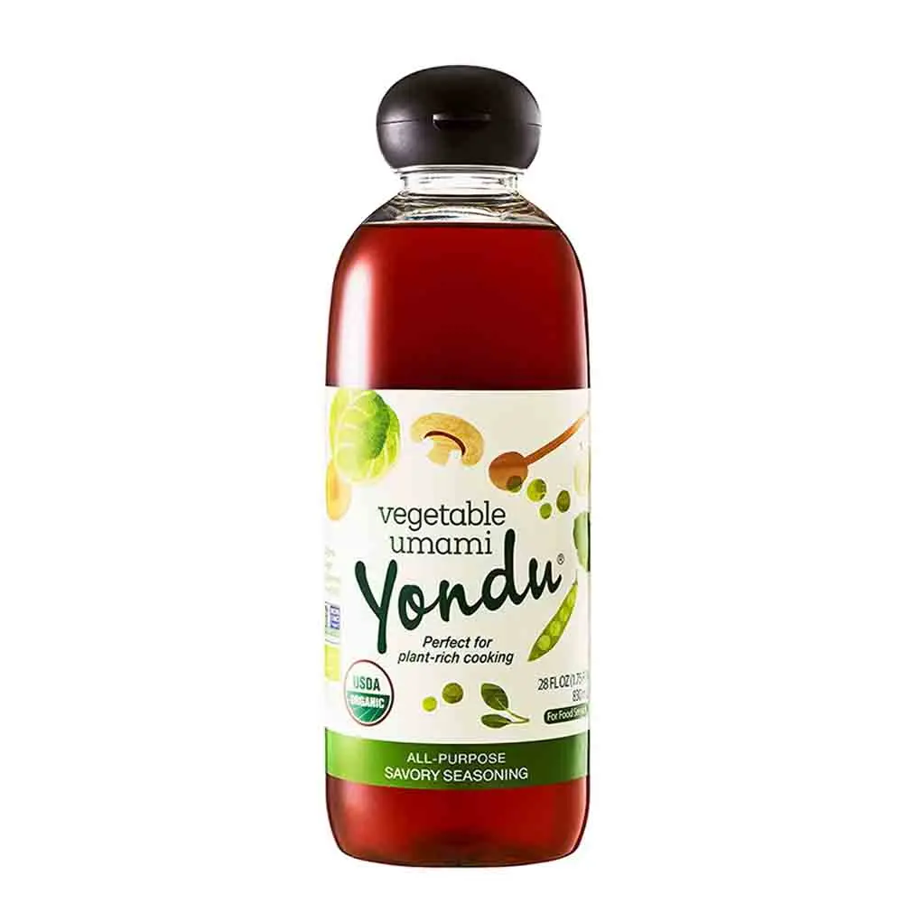 Yondu Vegetable Umami 28 FL OZ (830mL) Umami Seasoning Jar Plant Based Sauce Instant Flavor Boost  Bottle Fish Sauce