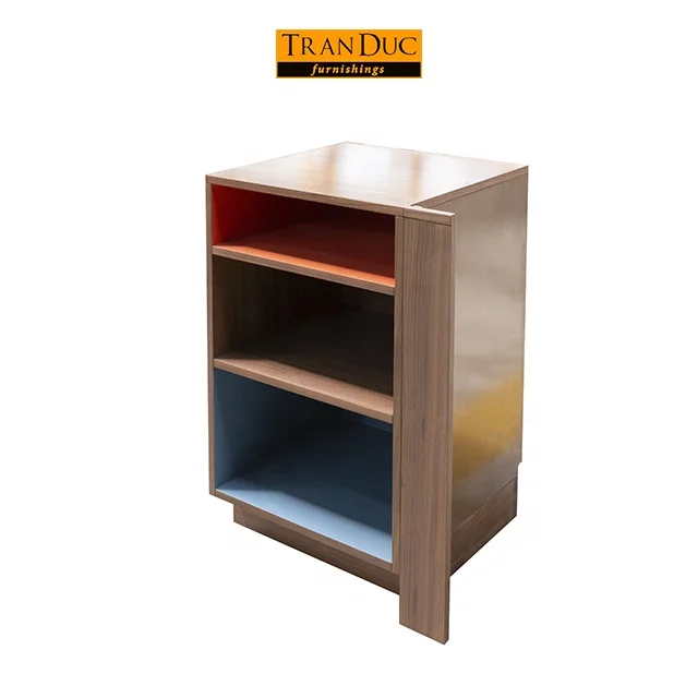 Hotel furniture shoe shelf in hotel bedroom set