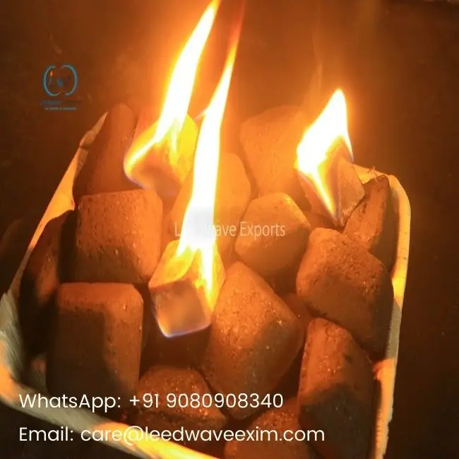 
Indian Market Wood Sawdust and Paraffin Wax Square Block Fire Starters in Direct Factory Price 