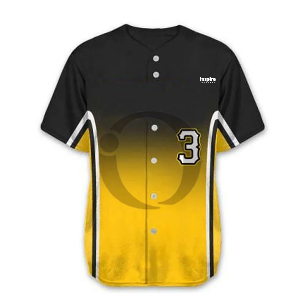 
OEM Newest Customized Low MOQ Hot Sale mesh Baseball Jersey By inspire apparel 