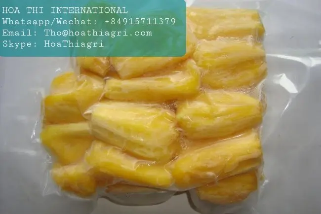 Sweet Taste 24 Months Shell Life IQF Frozen Jackfruit Vietnam For Export High Quality And Competitive Price