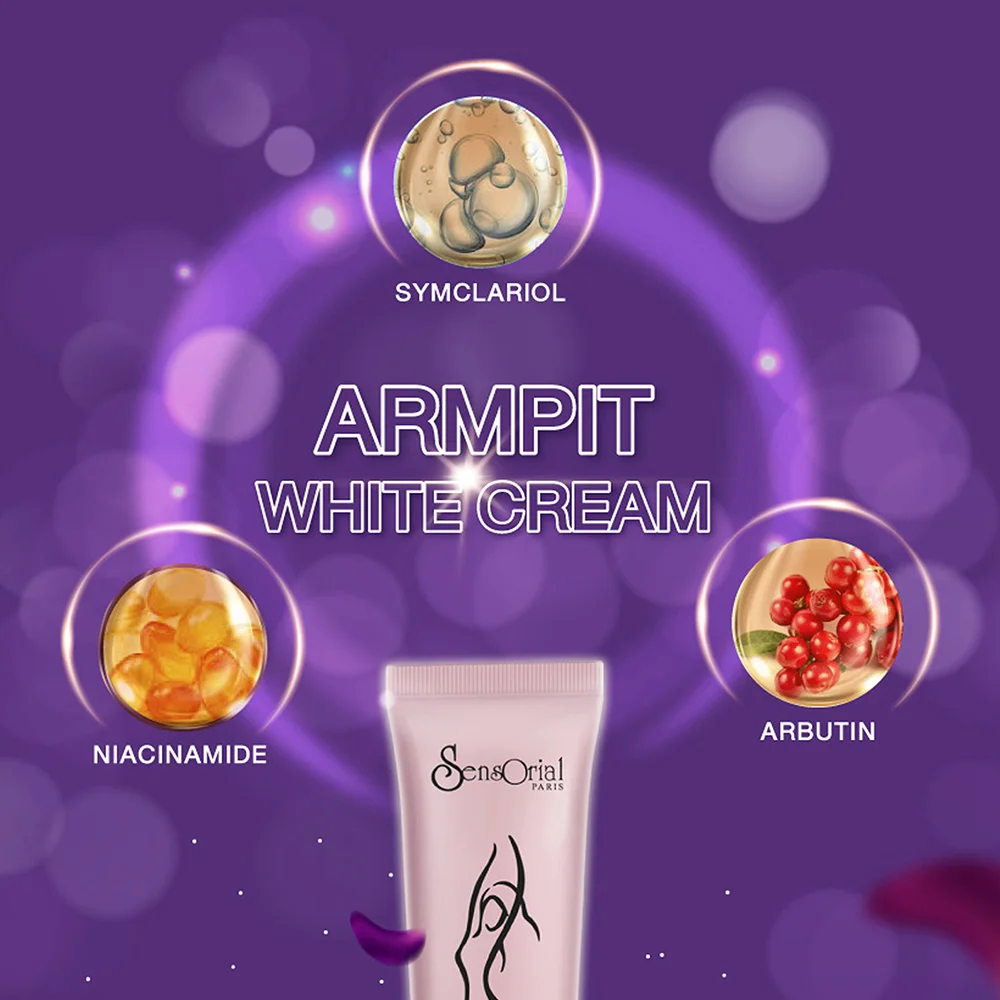 Armpit Whitening Body Creams for Women Reduces Damp Underarms 15 g