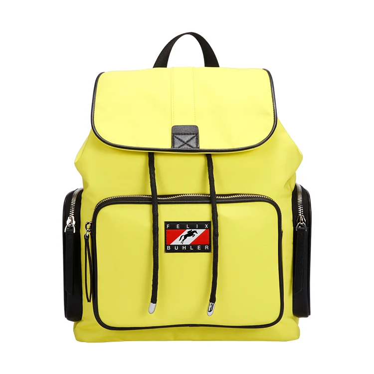 New unisex  casual backpack fashion luxury nylon leather backpack