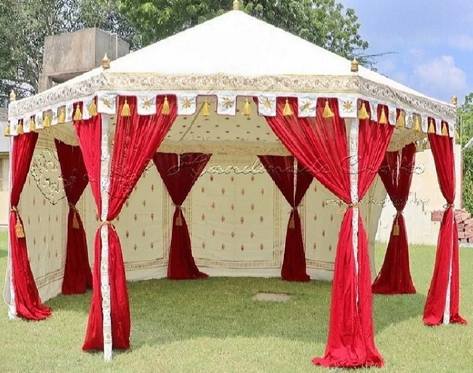 
High Selling white Pavilion tent with side walls 