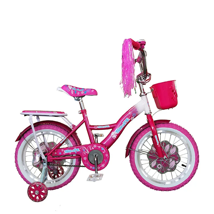 High Quality Children Bicycle 12 16 20 Inch Cheap Pink Salute Brand Soft Alloy Rim