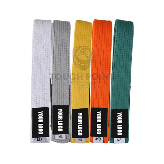100% Cotton Multi Color Karate BJJ Judo Belt High Quality