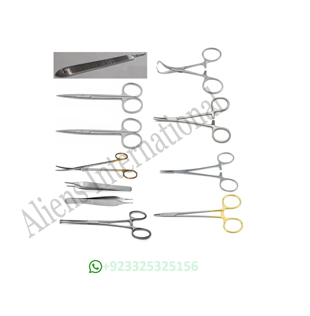 Buy Online Top Value High Quality Stainless Steel Major Surgical Instruments Set Basic General Surgery Kit