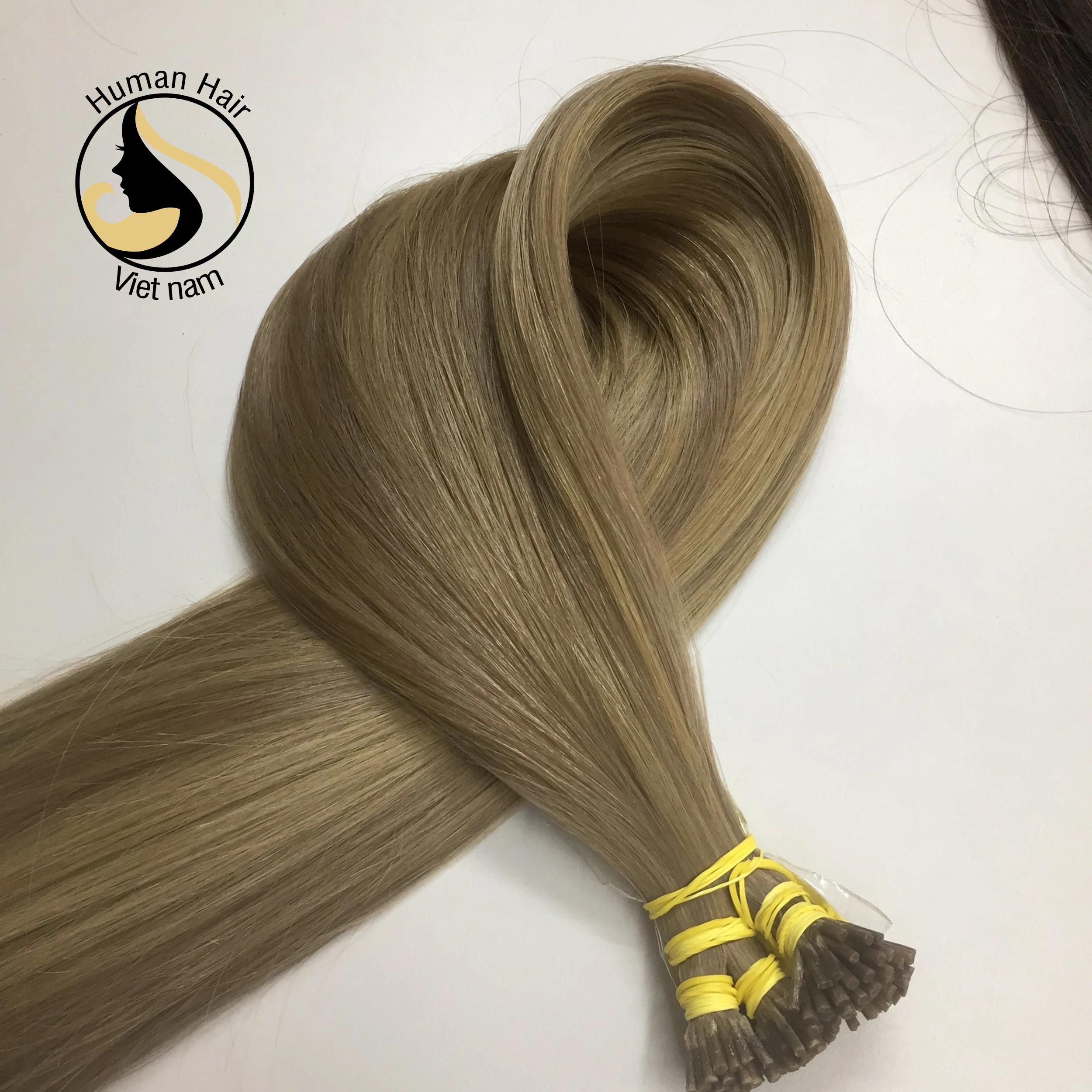 Необработанные итальянские кератиновые i-образные волосы для наращивания 100 человеческие i-Tip Омбре Кератиновое слияние человеческих волос