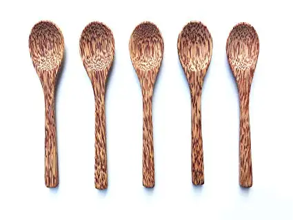 Natural Coconut Spoon Coconut Fork Coconut Flatware for Kitchen Made use in Vietnam
