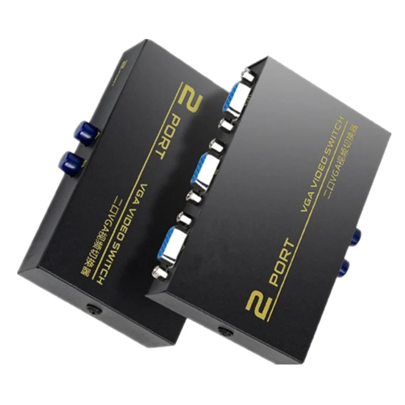 Заводская цена 2048*1536 60 Гц VGA сплиттер 1 в 2 Выход коммутатор VGA