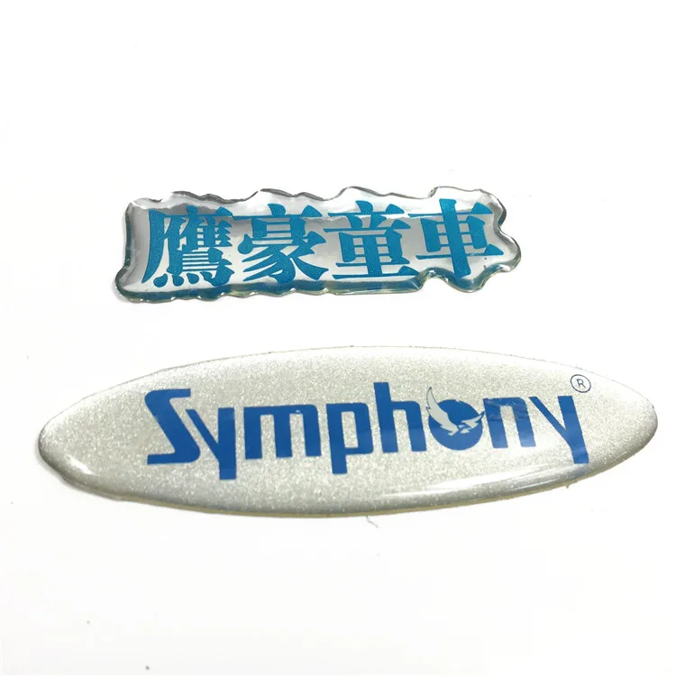 Custom Oem Clear 3d 3m Adhesive Decoration Epoxy Dome Label Sticker Printing Factory
