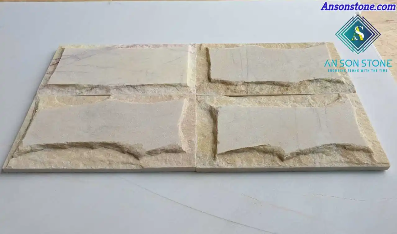 Производители и поставщики настенной плитки с желтым грибом Мраморная ограда