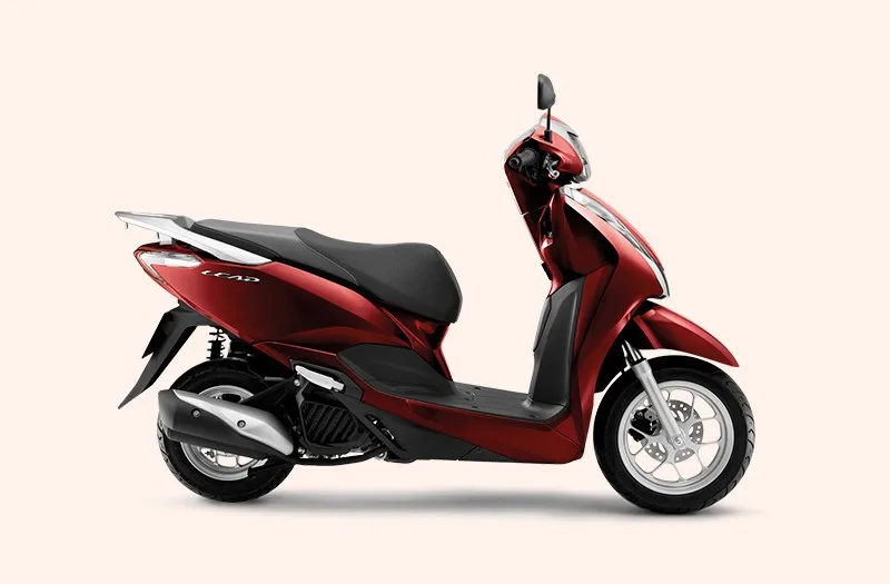 High quality scooter motorcycle 125cc (Hondav Lead 2019) Cloud Silver With Black
