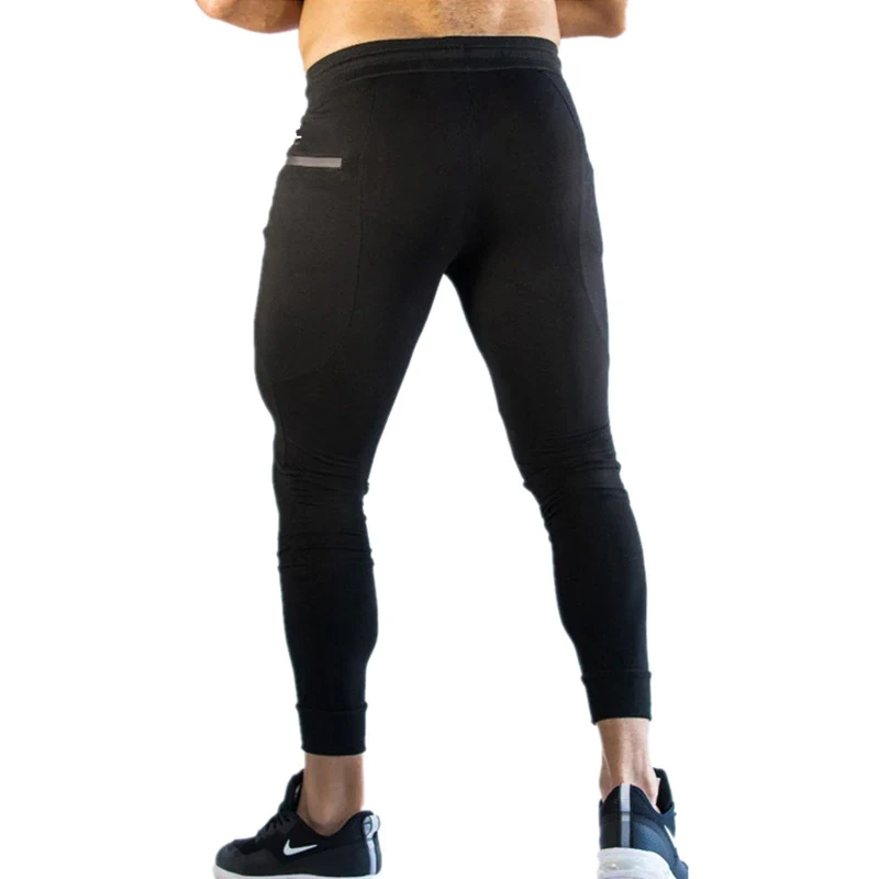 New Design Jogging Pant Slim Fit Gym Track pants Men Running Pant Zipper Sports Training Plus Size M-XXXL Sweatpants