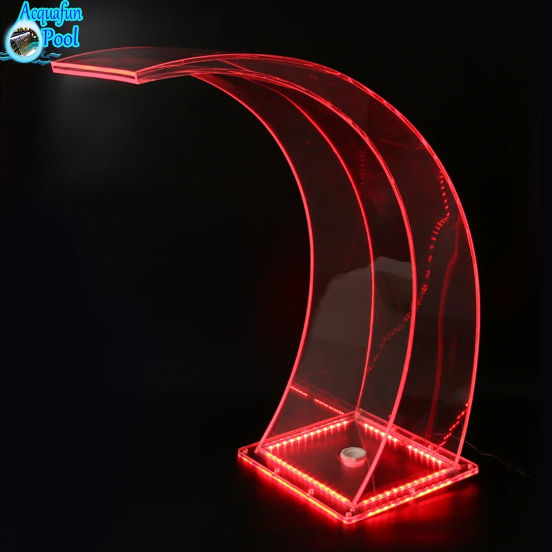 Colorfalls Lighted Waterfalls Weir Water Fountain Indoor led Waterfall Curtain