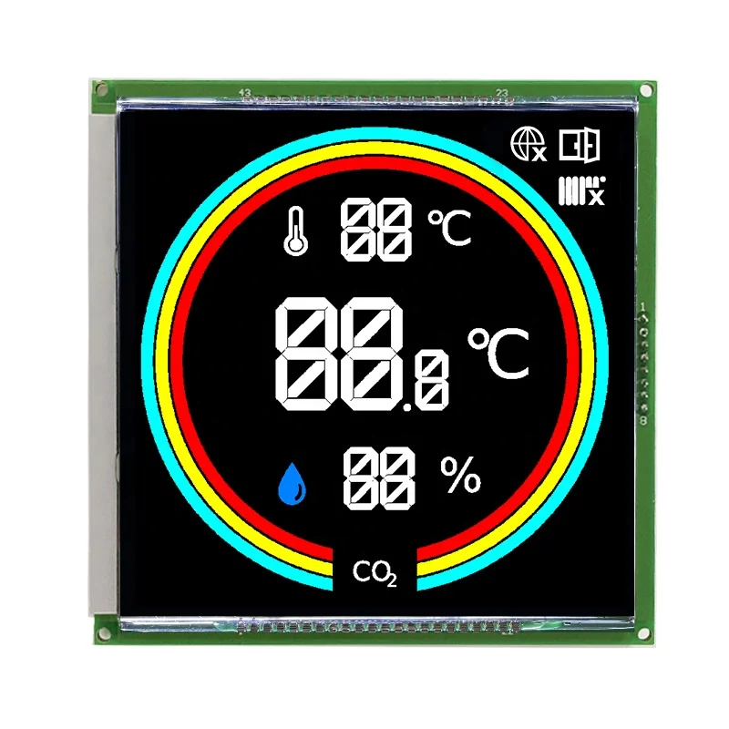 Enrich Transmissive  Custom VA 7 Segment LCD Display Module