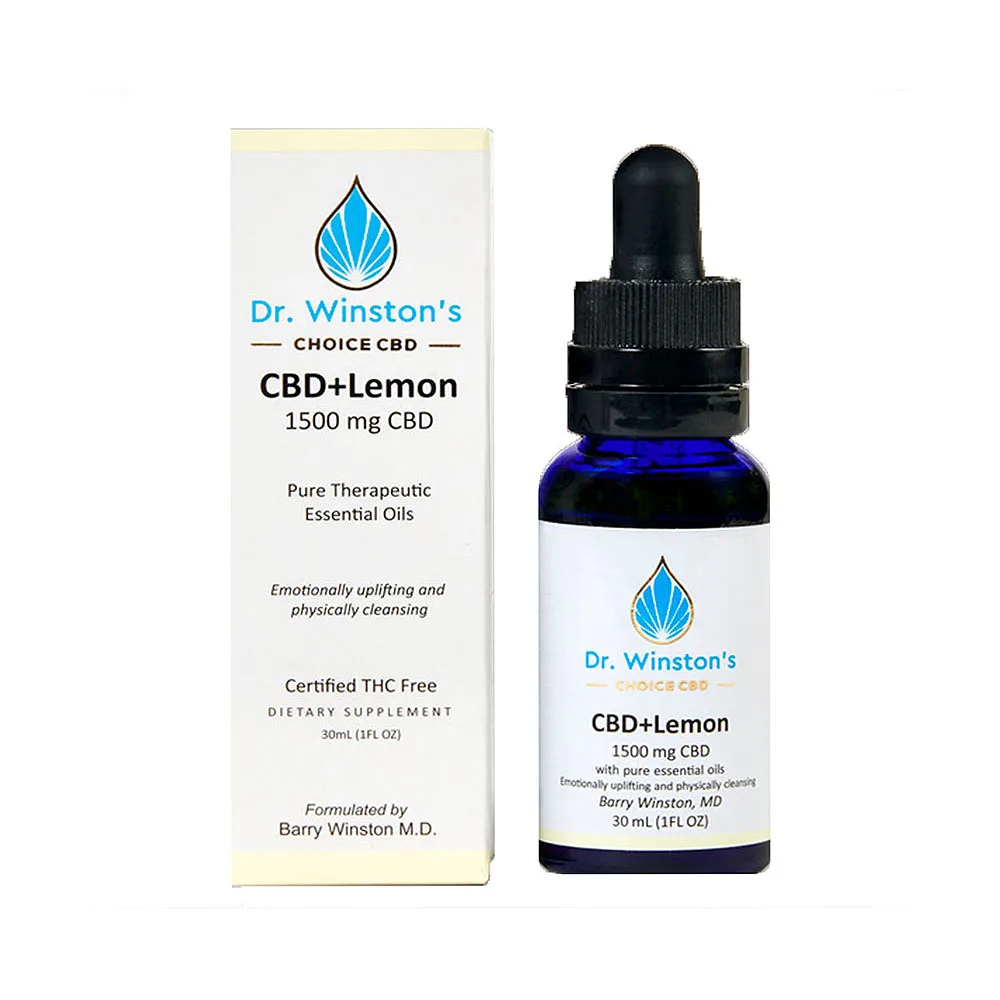 
CBD Lemon Dr Winstons Choice CBD для эмоционального подъема и физического очищения конопляного масла CBD, натуральное массажное масло полного спектра 