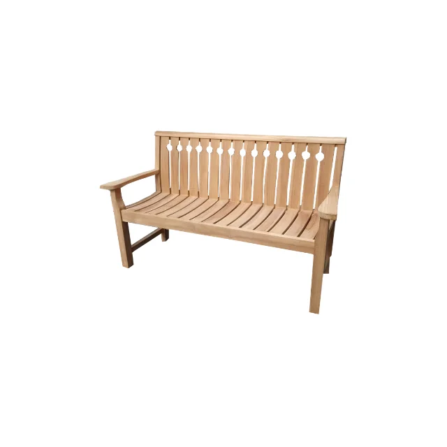 
Top Notch Bench Classic 12cm Solid Teak Wood for Garden Outdoor Furniture 