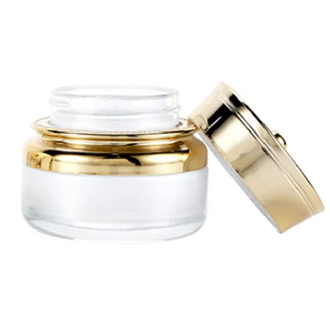  Банка для сыворотки и крема лица роскошный увлажняющий крем стеклянная матовая Косметическая банка склад в Европе