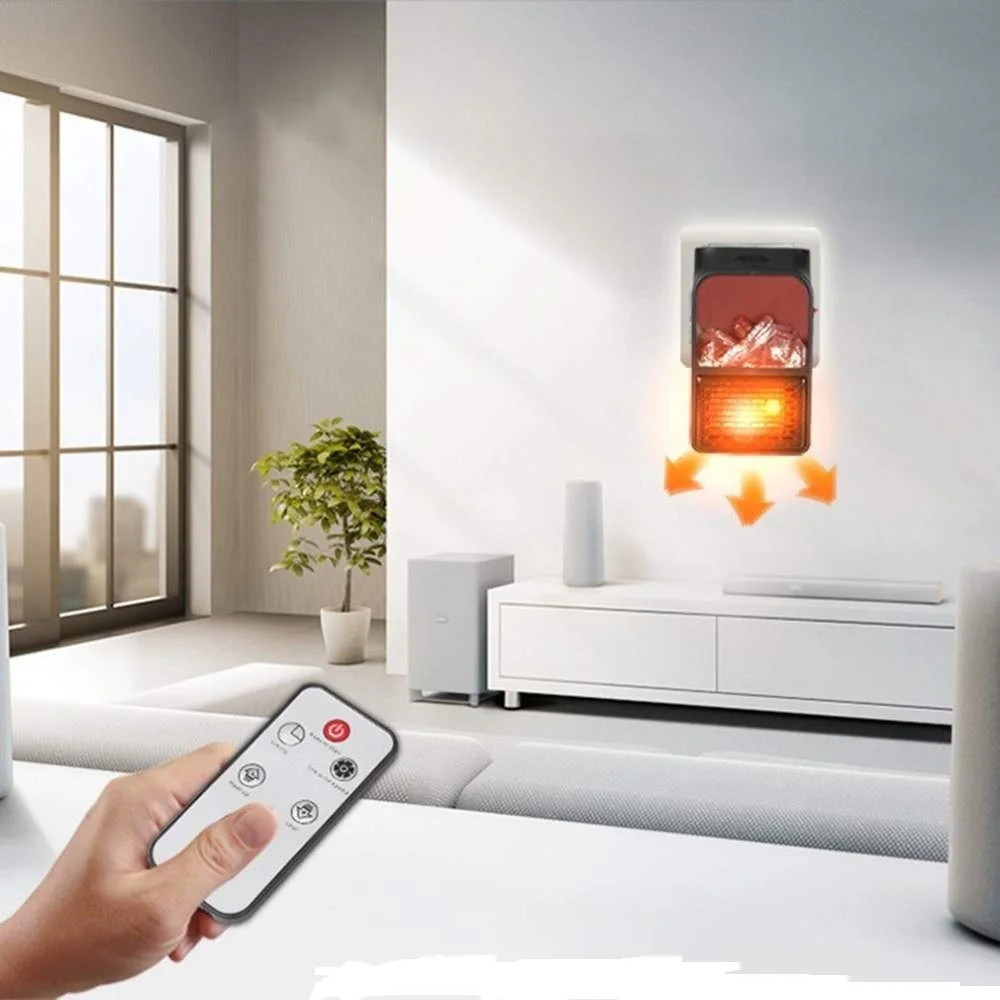 Бытовой портативный мини-обогреватель имитирующий быстрый нагрев