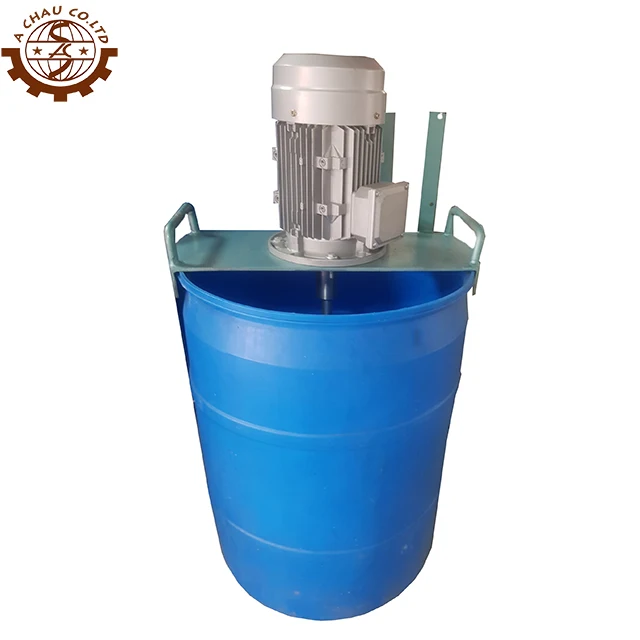 
High Safety Level Horizontal agitator with 500 liter drum for liquids and chemical solvents made in Vietnam 