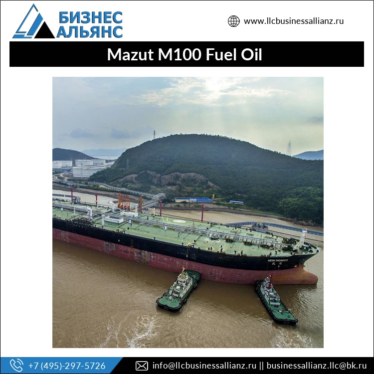 Power Generation Industrial Grade Petroleum Product Russian Origin Mazut M100 Diesel Fuel Oil GOST 10585/75 for Sale
