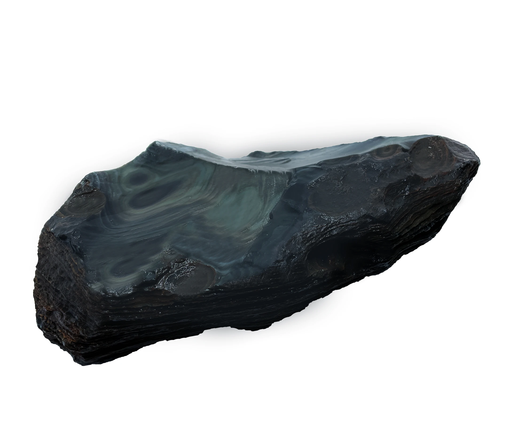 Rainbow Obsidian Rough Stone for Luxury Decoration Natural