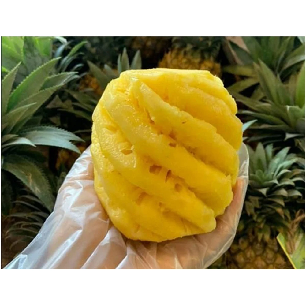 Natural Sour Taste Yellow Frozen Pineapple Chunks With Dice Half-Cut Ring From Vietnam