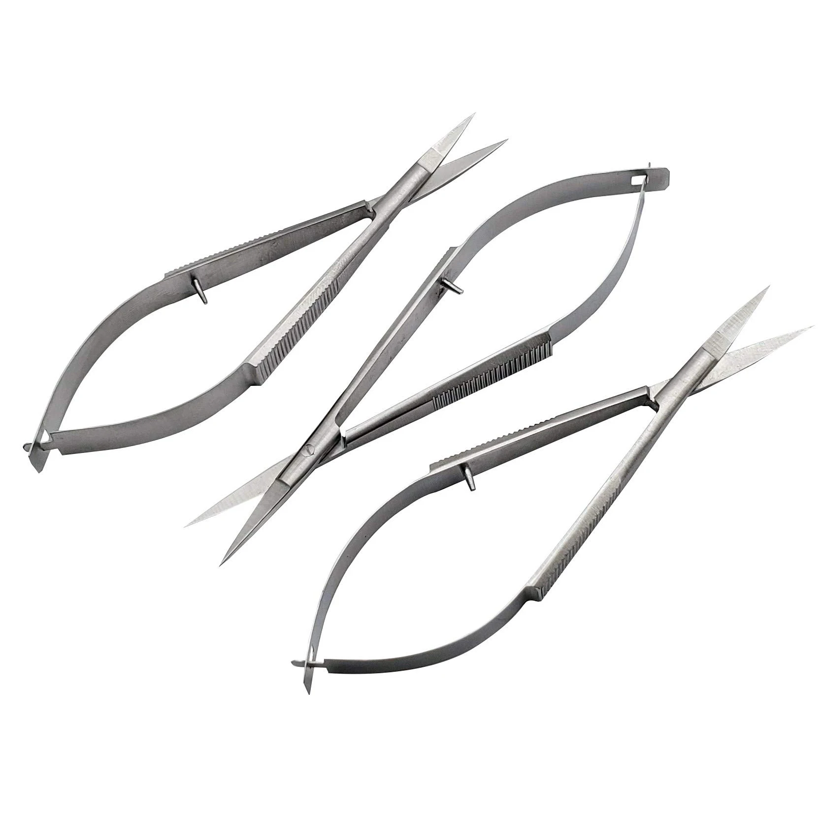 Excellent Quality Surgical Instrument Sharpe Stainless Steel Micro Scissor Laser Engraving Logo Custom Design