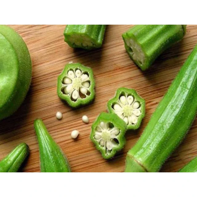 Fresh and Natural Okra (Okro) vegetable / Newly crop and carefully packaged