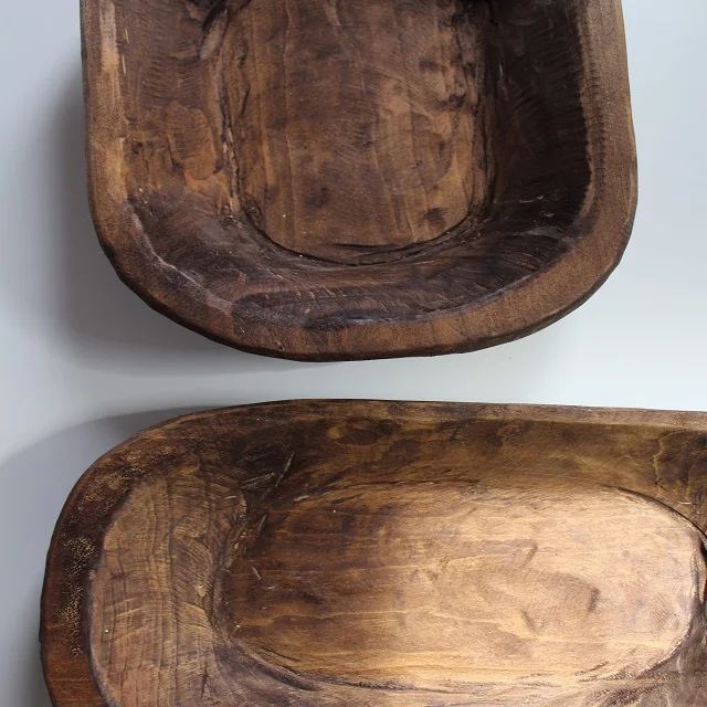 Классическая сервировочная чаша из твердого дерева по доступной цене