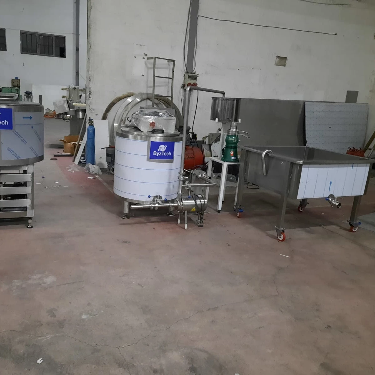 300lt small scale cheddar cheese line