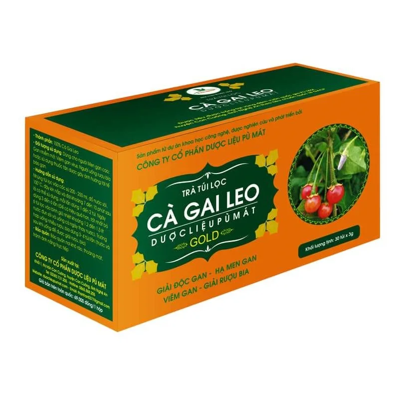 High Quality Best Price Best Selling Fragrant Green Natural Detoxification Solanum Procumbens Tea Bag Exported From Vietnam