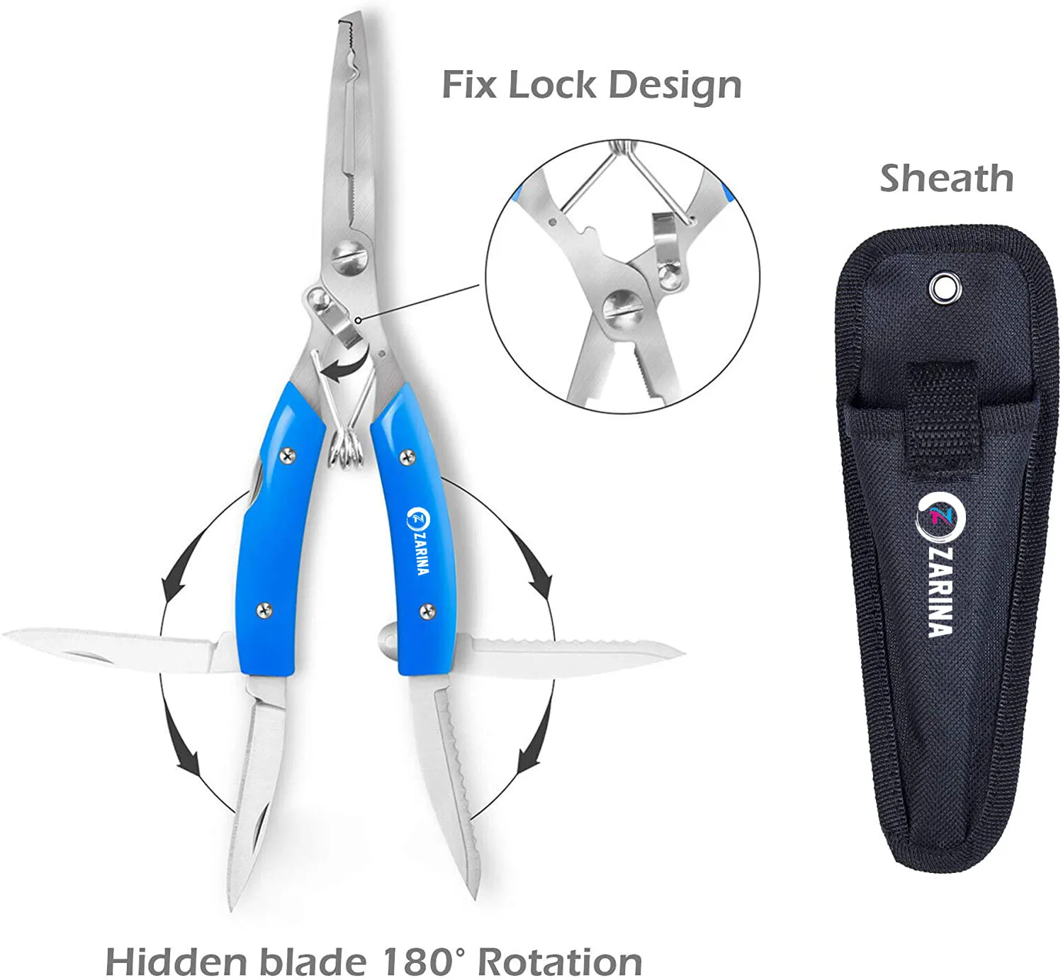 
Fishing Tools Kit-Fish Landing Net Fishing Pliers Gripper, Hook Remover, Hunting Accessories Fishing Gifts for Men 