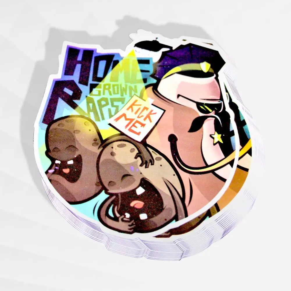 Custom Die Cut Vinyl Stickers Printing, Adhesive Waterproof PVC Label  high quality Vinyl Stickers