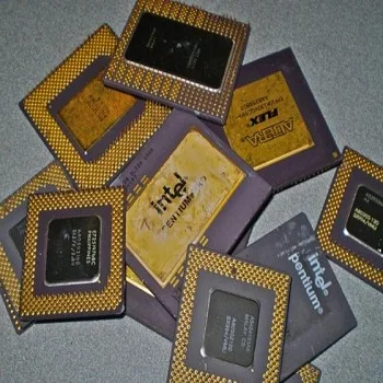 
Super Fine Intel Ceramic CPU Processor Scrap with Gold Pins for gold 