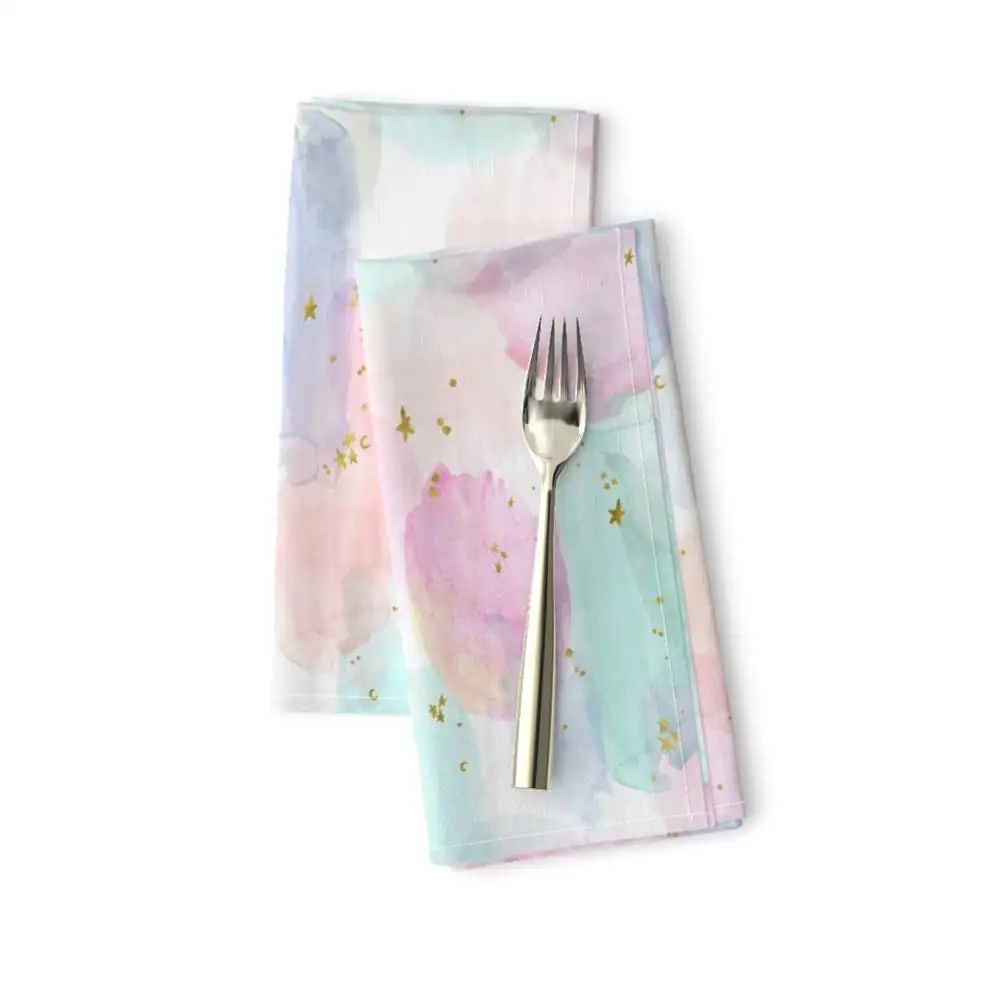 100%recycled Cotton cheap price dobby weave bleached 270 GSM christmas style woven wholesale home kitchen tea towel dish cloth