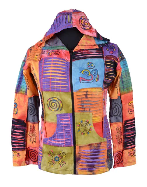 Beautiful Bohemian Enzyme wash Hoodies Jacket Ladies Clothing CSWJ 381